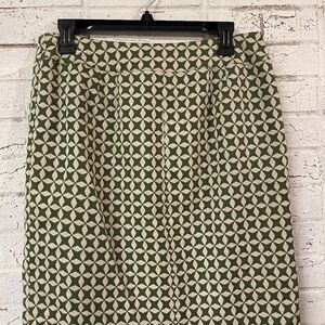 Ann Taylor Loft Mod Design Wool Blend Skirt 6